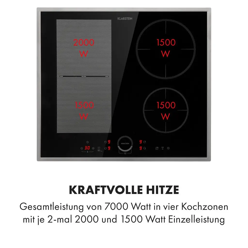 Індукційна варильна поверхня Klarstein Delicatessa 60 Hybrid Prime (10035268) - фото 4