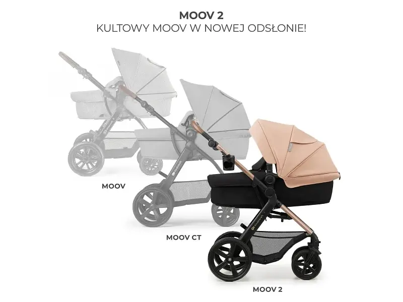 Універсальна коляска 3 в 1 KinderKraft Moov 2 Sand Beige (KSMOOV02BEGEV00) - фото 3