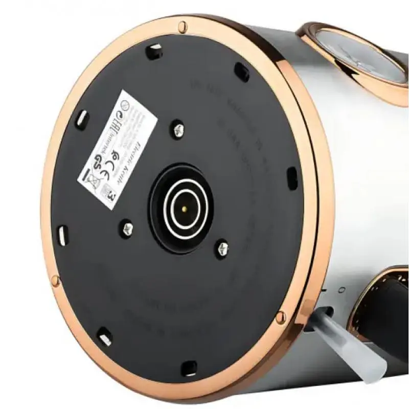 Електрочайник з термометром із нержавіючої сталі Domotec MS-7849 з об'ємом 1.7 л електричний мережевий чайник дисковий із контролем температури води для дому 1850-2200 Вт Сріблястий - фото 8