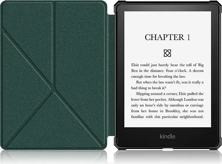 Чохол-книжка BeCover Ultra Slim Origami для Amazon Kindle Paperwhite 11th Gen 2021 Dark Green (707220) [100912] - фото 2