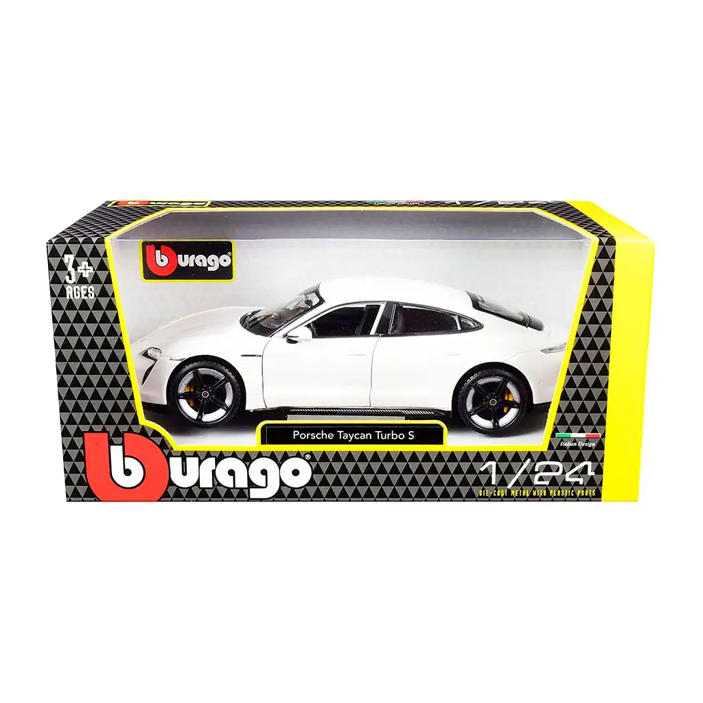 Автомодель - PORSCHE TAYCAN TURBO S (асорті синій, білий, 1:24) - фото 7
