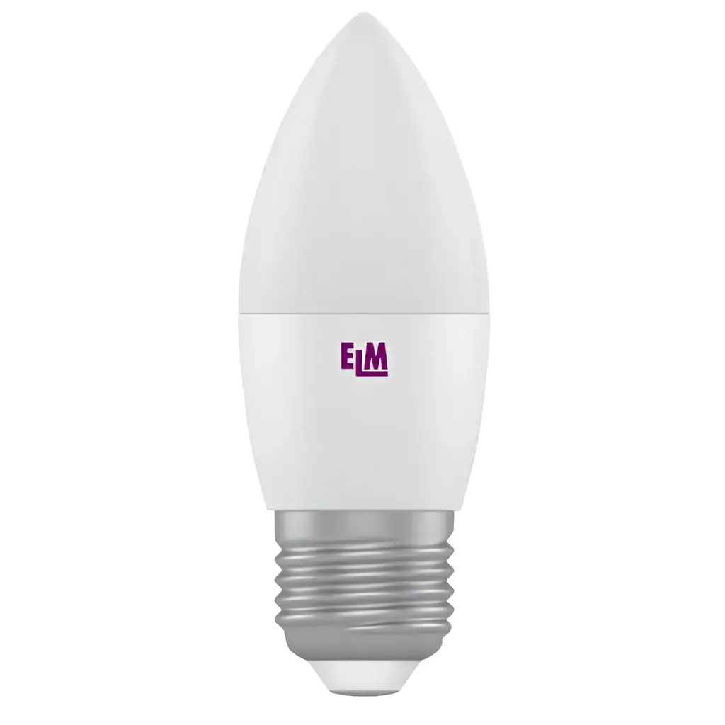 Лампочка ELM С37 5W PA10 E27 4000K (18-0081.) - фото 2