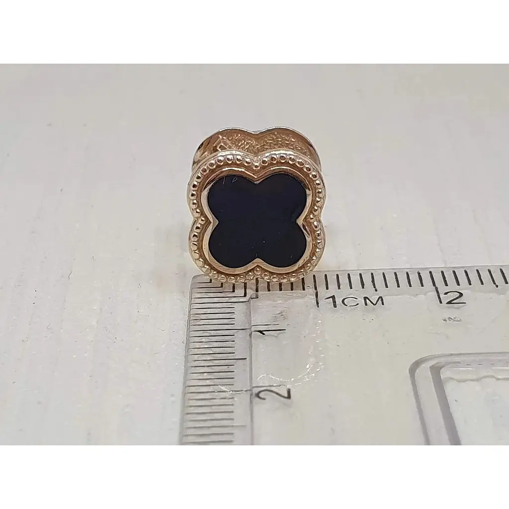 Золоті сережки Імперія золота Конюшина з емаллю. СБ929ЛИ - фото 8