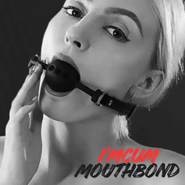 Кляп I’MCUM MouthBond для рольових ігор Чорний (IM-SM208) - фото 7