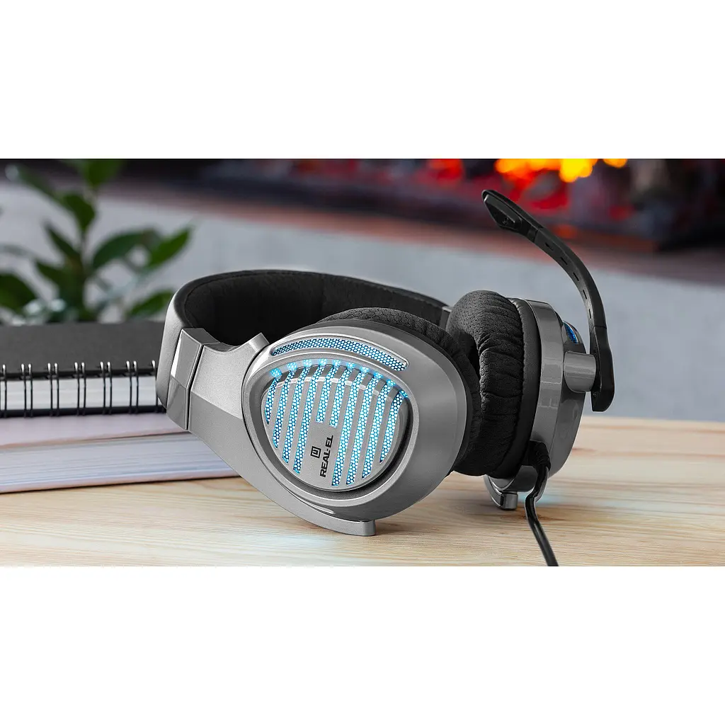 Ігрові навушники REAL-EL GDX-7670 GunMetal (EL124100040) [112561] - фото 13