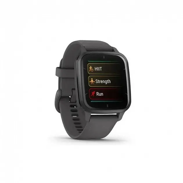 Смарт-годинник Garmin Venu Sq 2 Slate Aluminum Bezel with Shadow Gray Case and Silicone Band (010-02701-00/10) - фото 2