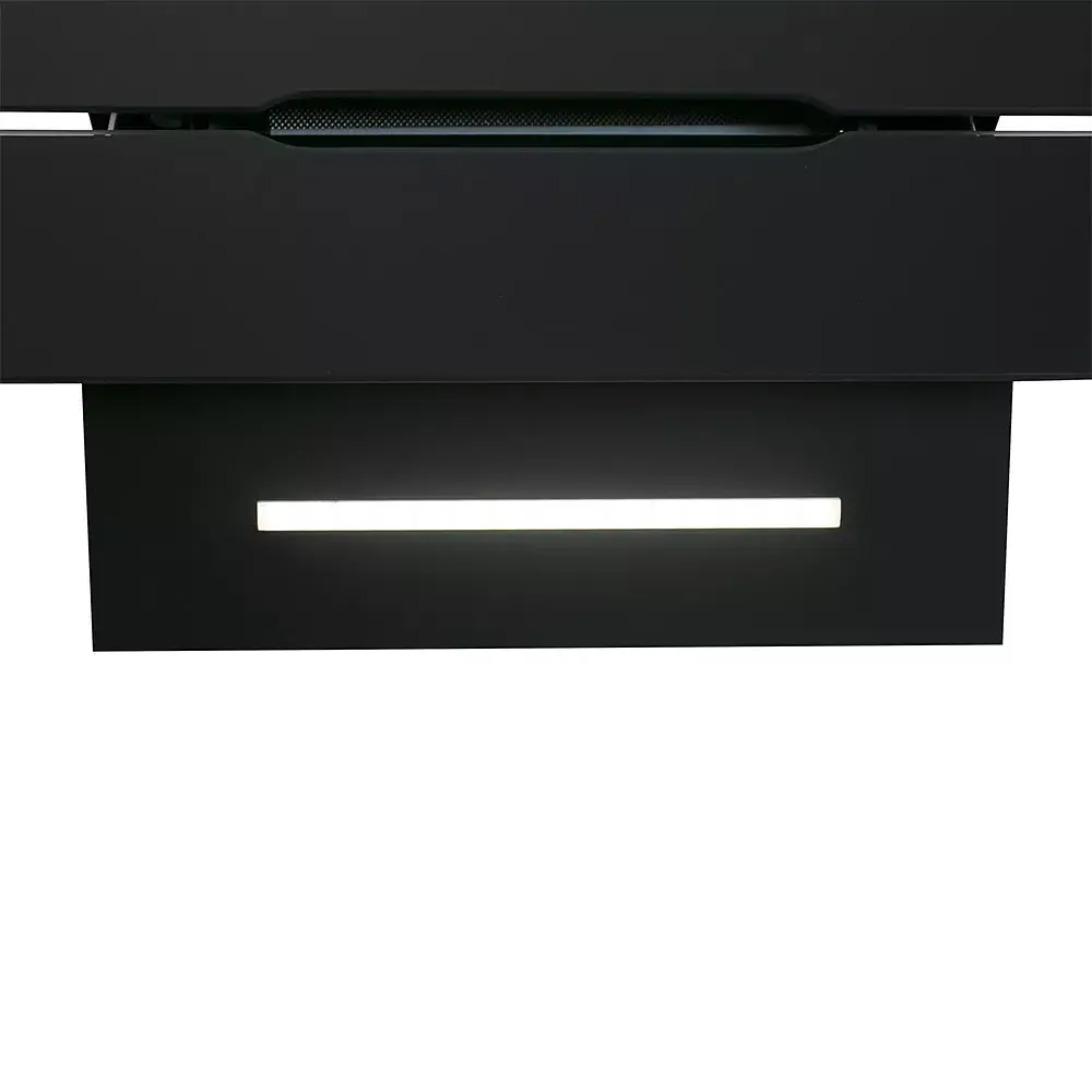 Витяжка декоративна похила Perfelli DNS 6793 B 1100 BL LED Strip - фото 4