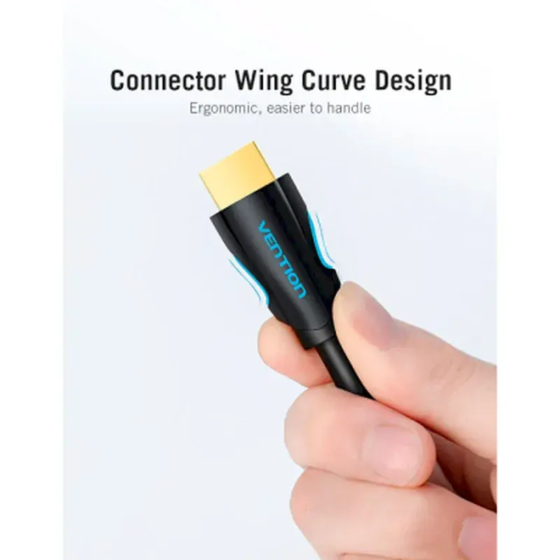 Кабель мультимедійний HDMI to HDMI 15.0m V2.0 4K 30Hz PVC Vention (VAA-M02-B1500) - фото 9