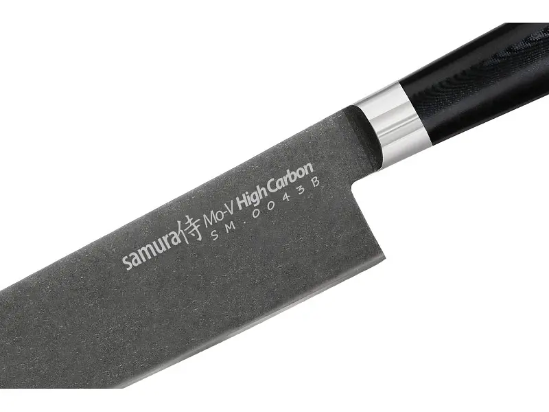Кухонний ніж SAMURA MO-V Stonewash (SM-0043B) - фото 6