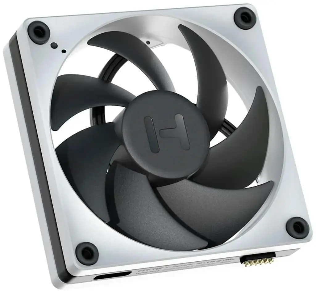 Комплект вентиляторов Hyte THICC FP12 120мм 3 Pack with controller NP50 (FAN-HYTE-FP12-BW-3NP) - фото 2