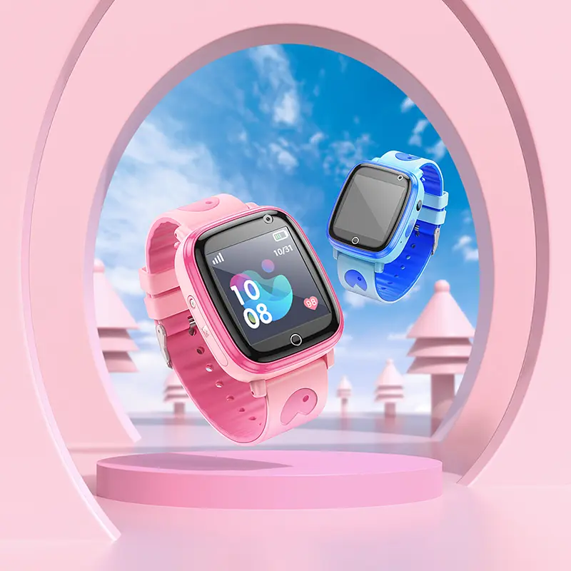 Дитячий cмарт-годинник Hoco Y100 36mm. SIM 2G. 400 mAh. IP65 Blue - фото 5