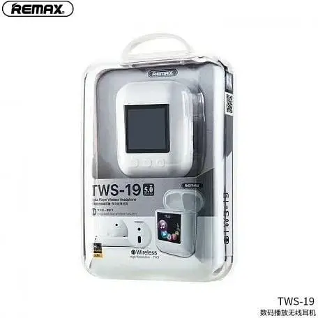 Навушники Remax TWS-19 Digital Player Bluetooth - фото 2