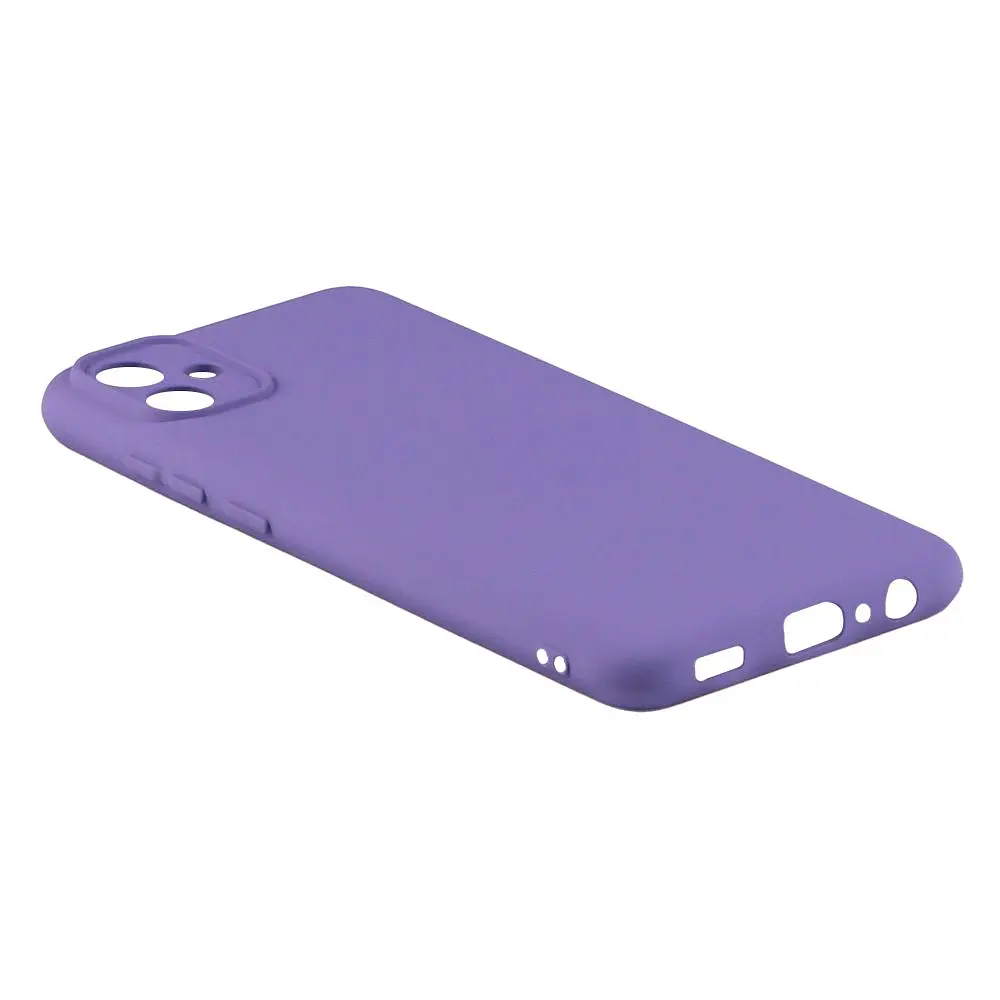 Чохол Silicone Cover з рамкою камери Samsung Galaxy A04e Elegant Purple - фото 4