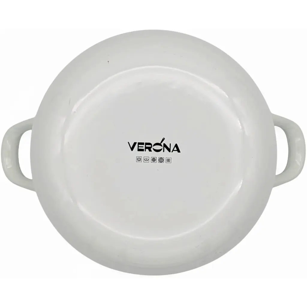 Каструля емальована зі скляною кришкою Verona 2,5 л (VR-0005-18) - фото 5