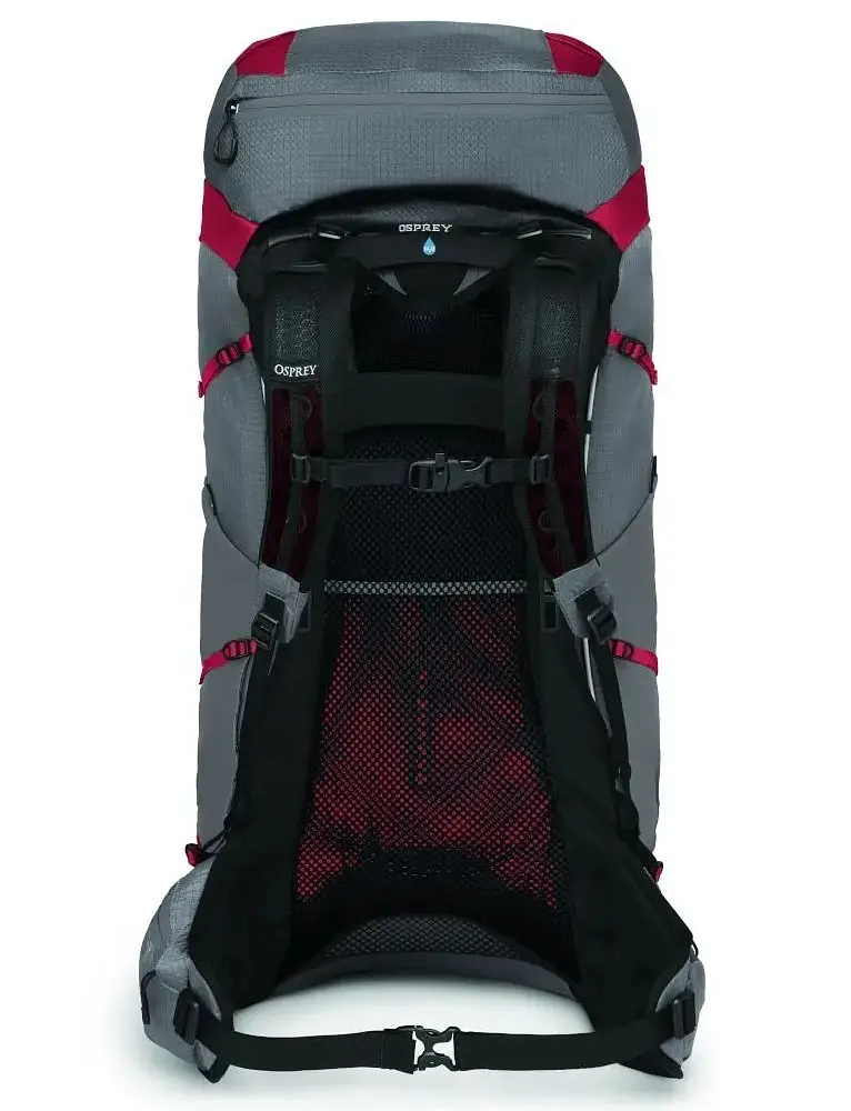 Рюкзак Osprey Eja Pro 55 W 2023 M L Grey Red (1054-009.3576) - фото 3