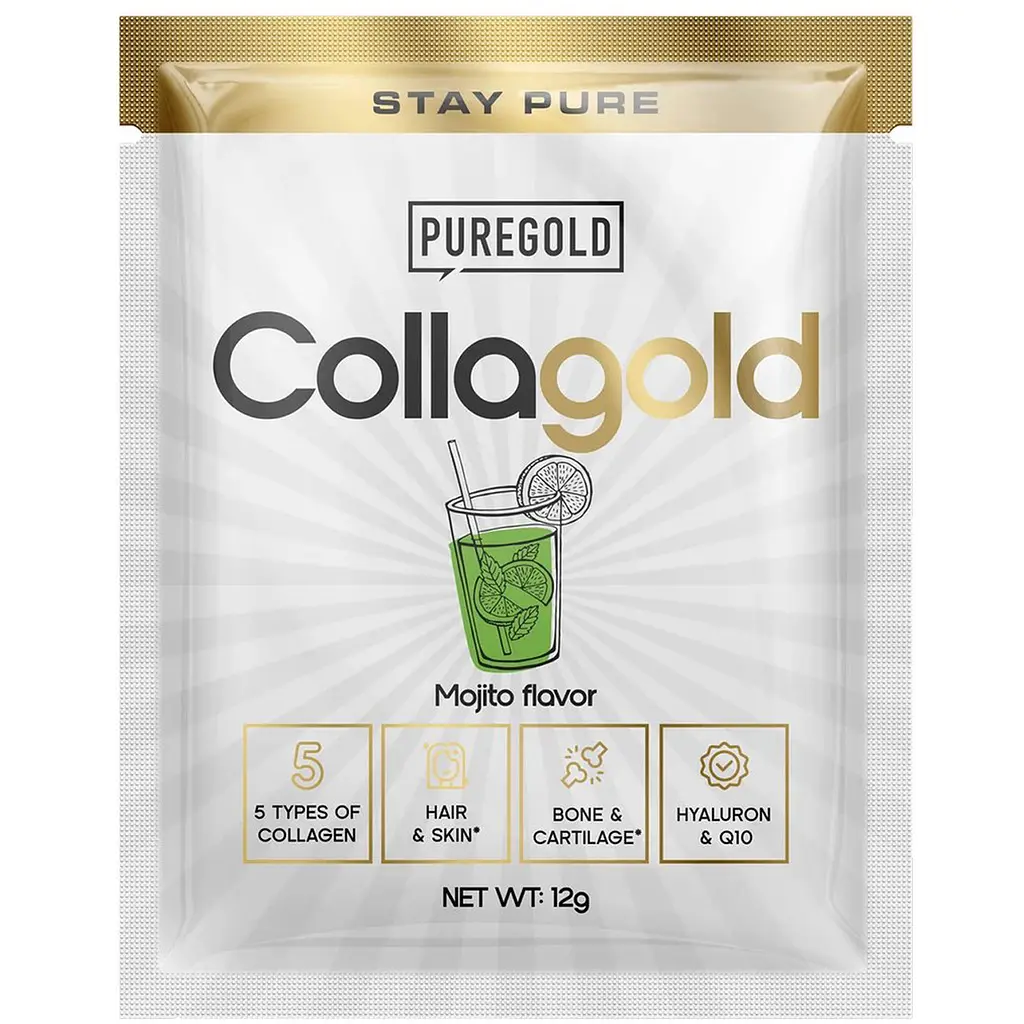 Дієтична добавка Pure Gold Колаген Collagold Зелений чай 12 г