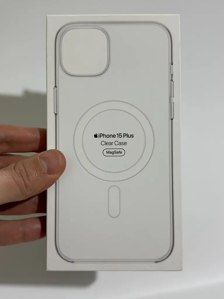 Оригінальний прозорий чохол для iPhone 14 Plus Apple Clear Case with MagSafe протиударний (MPU43ZE/A) - фото 5
