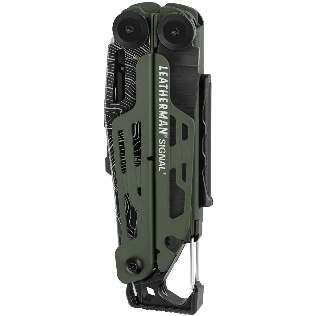 Мультиинструмент Leatherman Signal 19 в 1 чехол Green Topo - фото 2