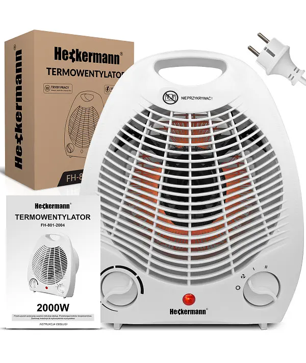 Тепловентилятор Heckermann 2в1 2000 Вт - фото 3