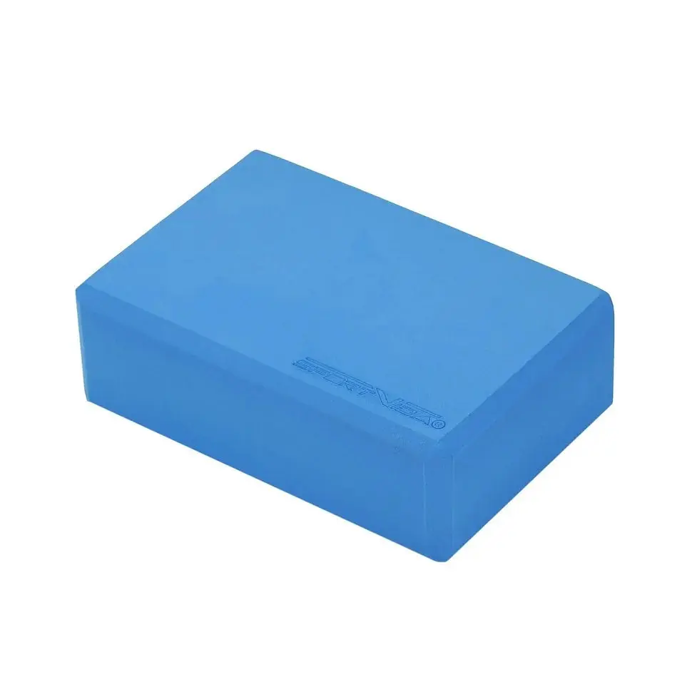 Блок для йоги SportVida SV-EZ0069 Blue, EVA 23 x 15 x 7.6 см