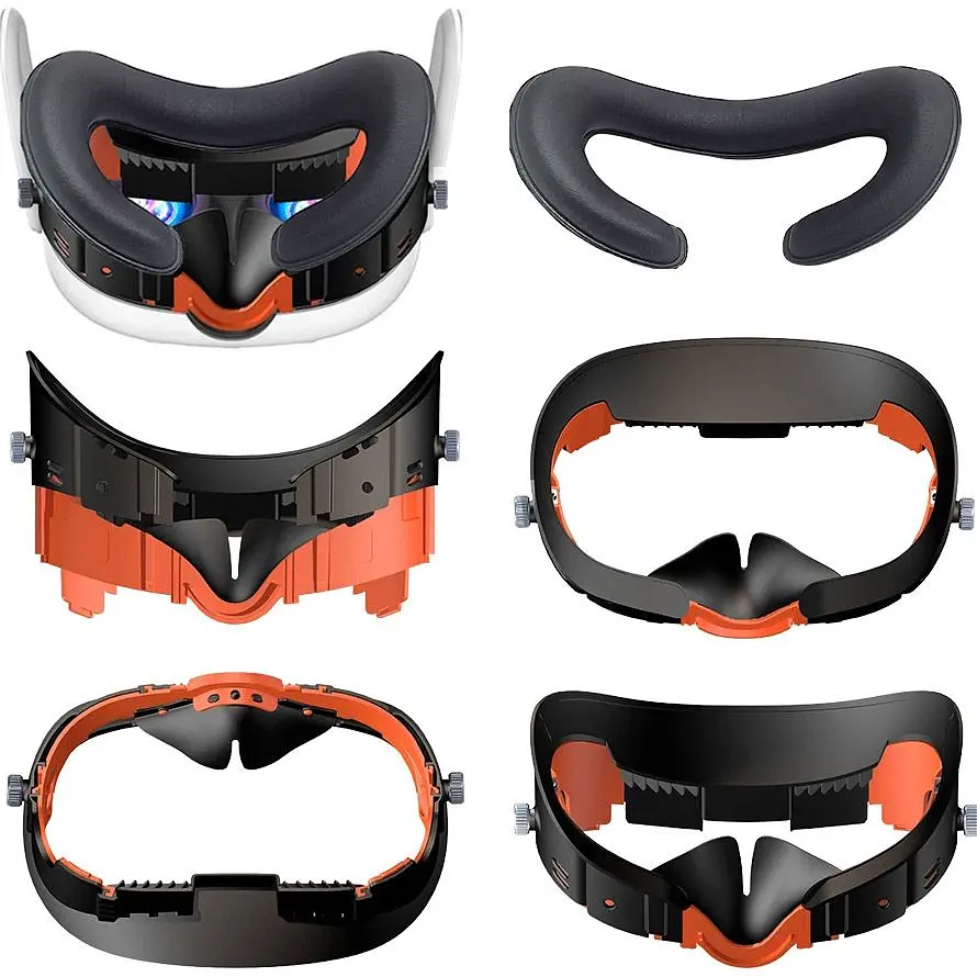 Маска VRKOOBI Adjustable Face Replacement для Meta Quest 3 Orange [154348] - фото 3