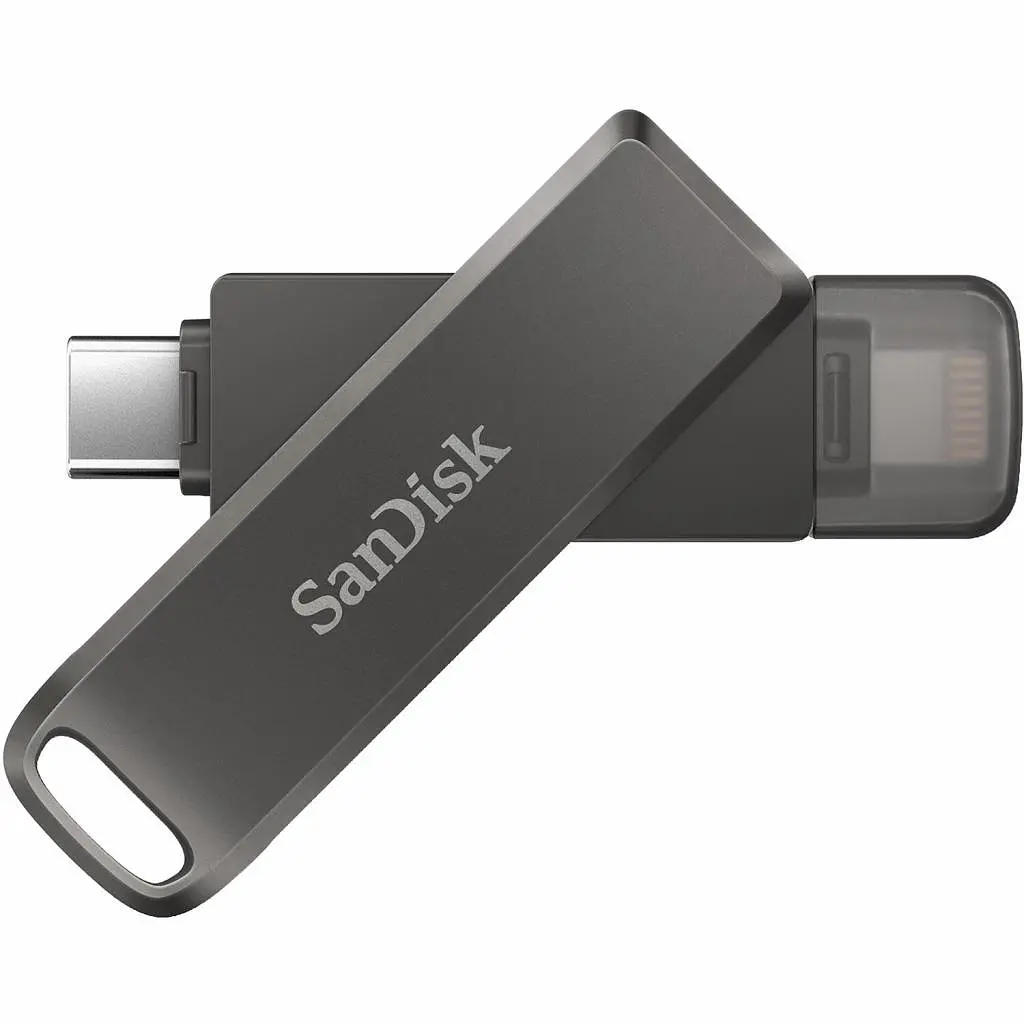 USB флеш накопичувач SanDisk 64GB iXpand Drive Luxe Type-C /Lightning (SDIX70N-064G-GN6NN) - фото 2
