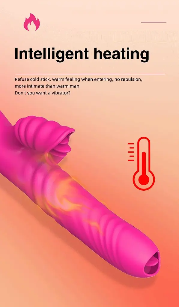 Вібратор Angelia USB 3 functions of thrusting / 20 vibrations Pink Boss Series 26-00142 98776 - фото 7