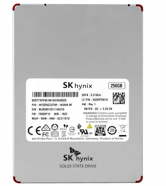 Накопичувач SSD Hynix Sata 2.5 256GB (HFS256G32TNF-N3AOA) Б/в - фото 2