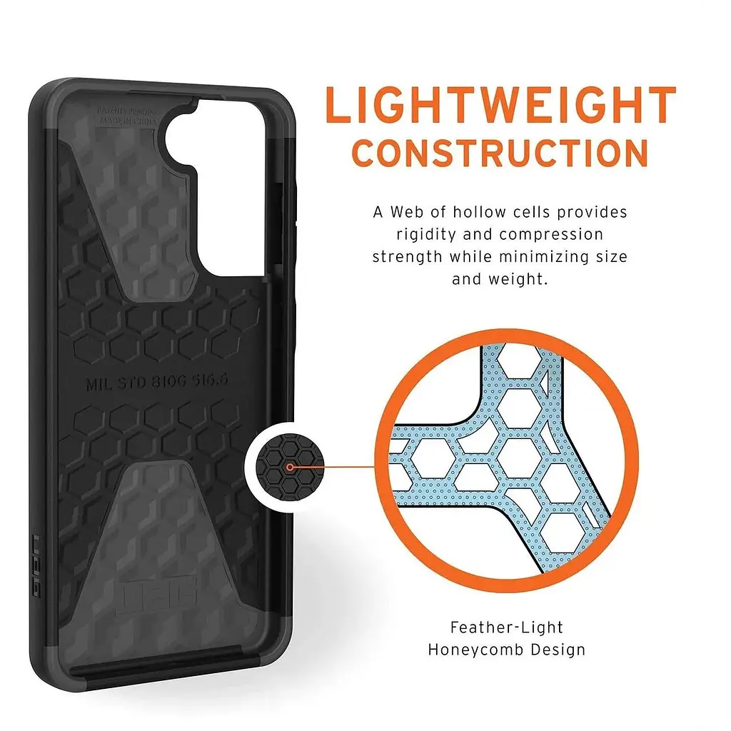 Оригінальний протиударний чохол UAG Civilian Samsung Galaxy S21 (6.2") Black 21281D114040 - фото 7