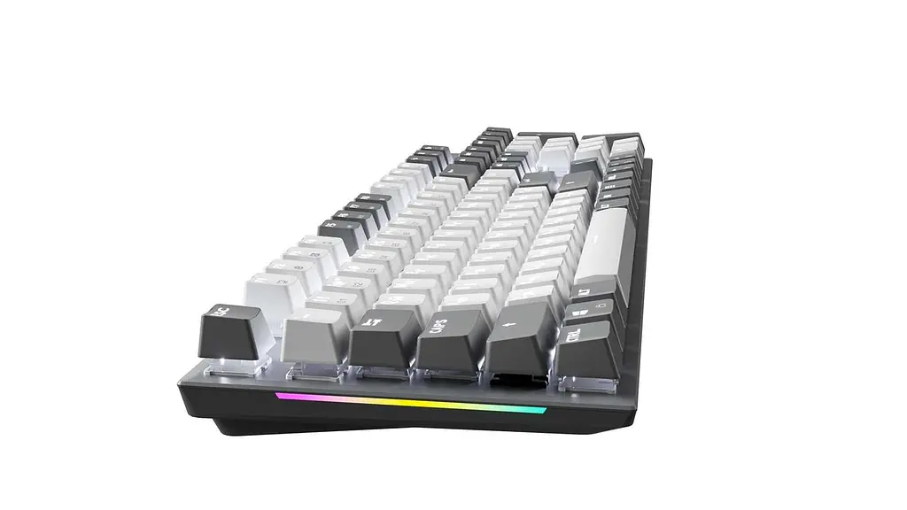 Клавіатура GamePro Genesis Metallic MK144G Outemu Червоний Swithes USB Сірий - фото 3