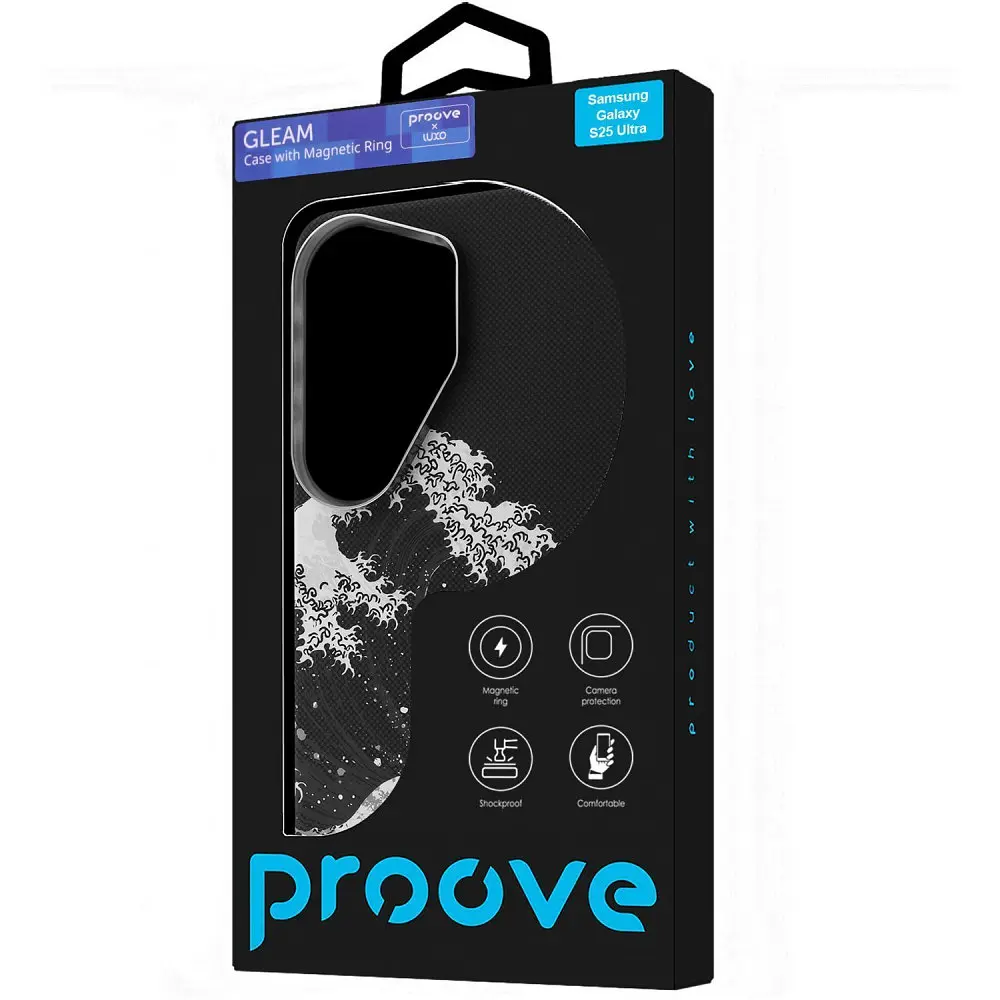 Чохол Proove Gleam Case with Magnetic Ring Samsung Galaxy S25 Ultra, в асортименті - фото 2
