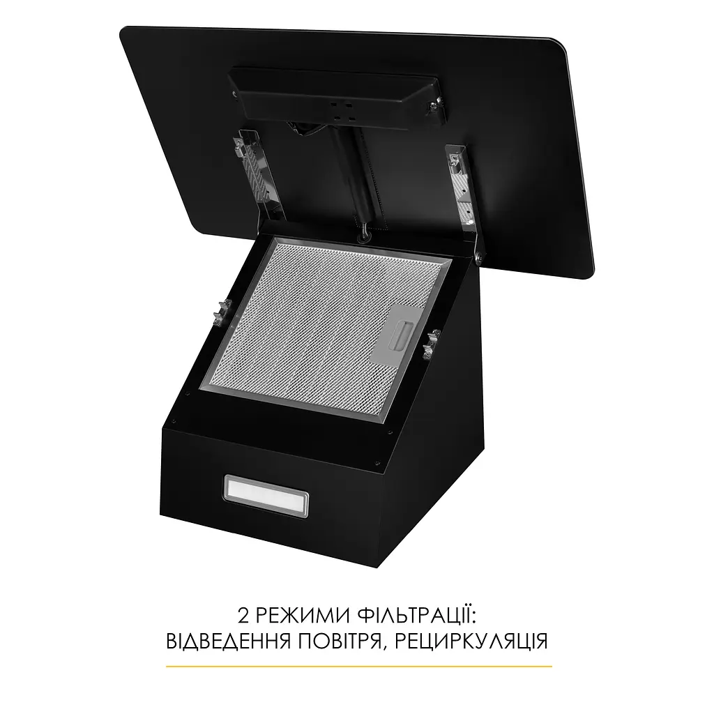 Витяжка декоративна похила WEILOR AURA WDS 53 BLACK - фото 7