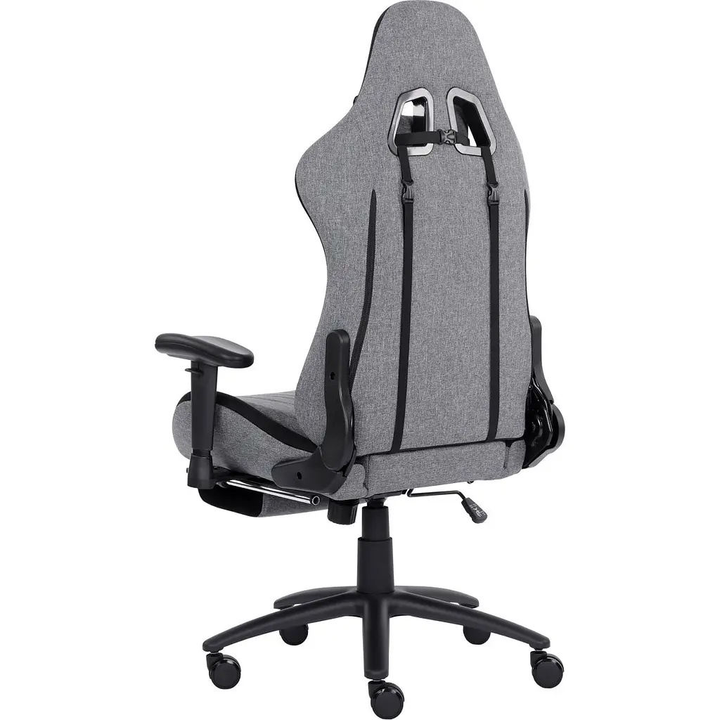 Геймерське крісло GT Racer X-2534-F Fabric Gray/Black Suede [121429] - фото 7