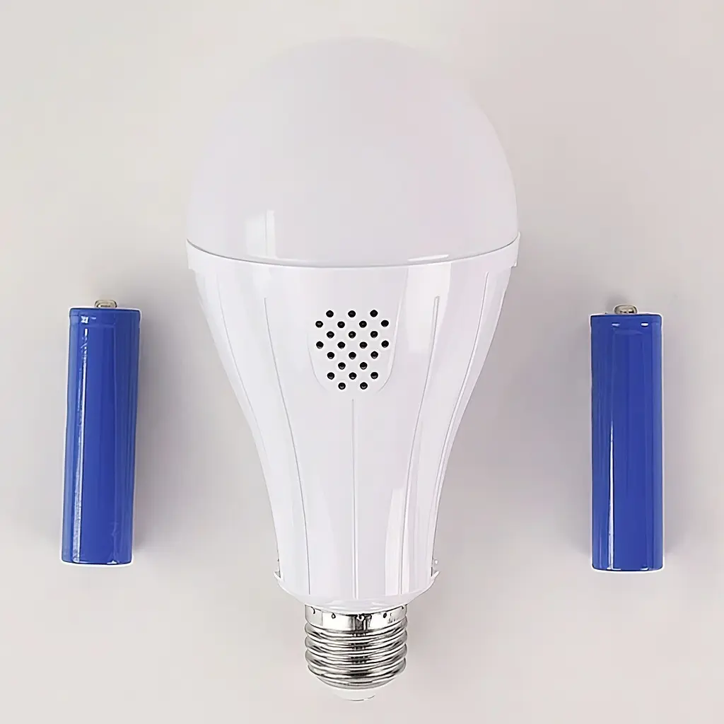 Смарт лампочка аккумуляторная лампа светодиодная на батарейках 20W LED Intelligent Bulb E27 - фото 9