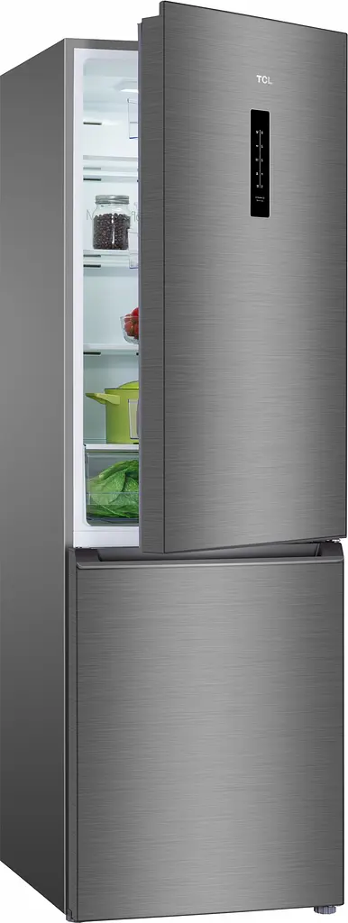 Холодильник TCL RB275GM1110 183х55х63см 2 двери Х- 203 л М- 72 л A+ NF нержавіюча сталь (RB275GM1110) - фото 4