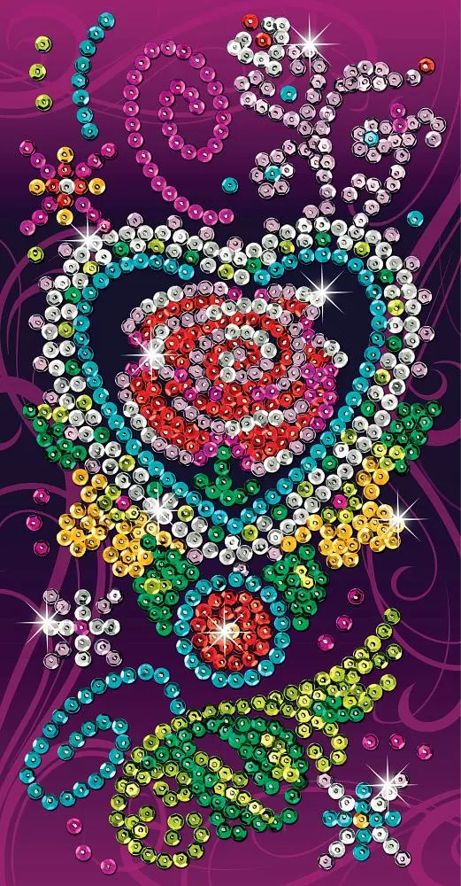 Набір для творчості Picture Art Троянда 15*29см Sequin Art det0017607 - фото 2