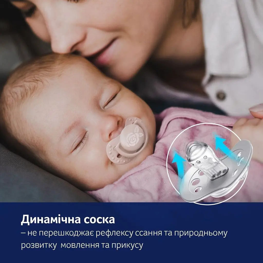 Пустышка силиконовая динамическая LOVI Baby Shower Girl 0-2 месяцев 2 шт. (22/900girl) - фото 12