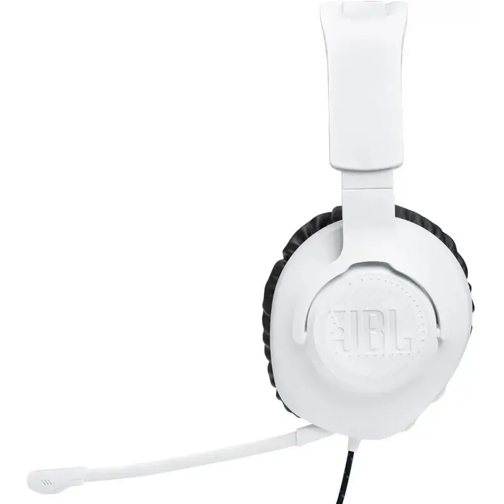 Навушники з мікрофоном JBL Quantum 100P Console White (JBLQ100PWHTBLU) - фото 2