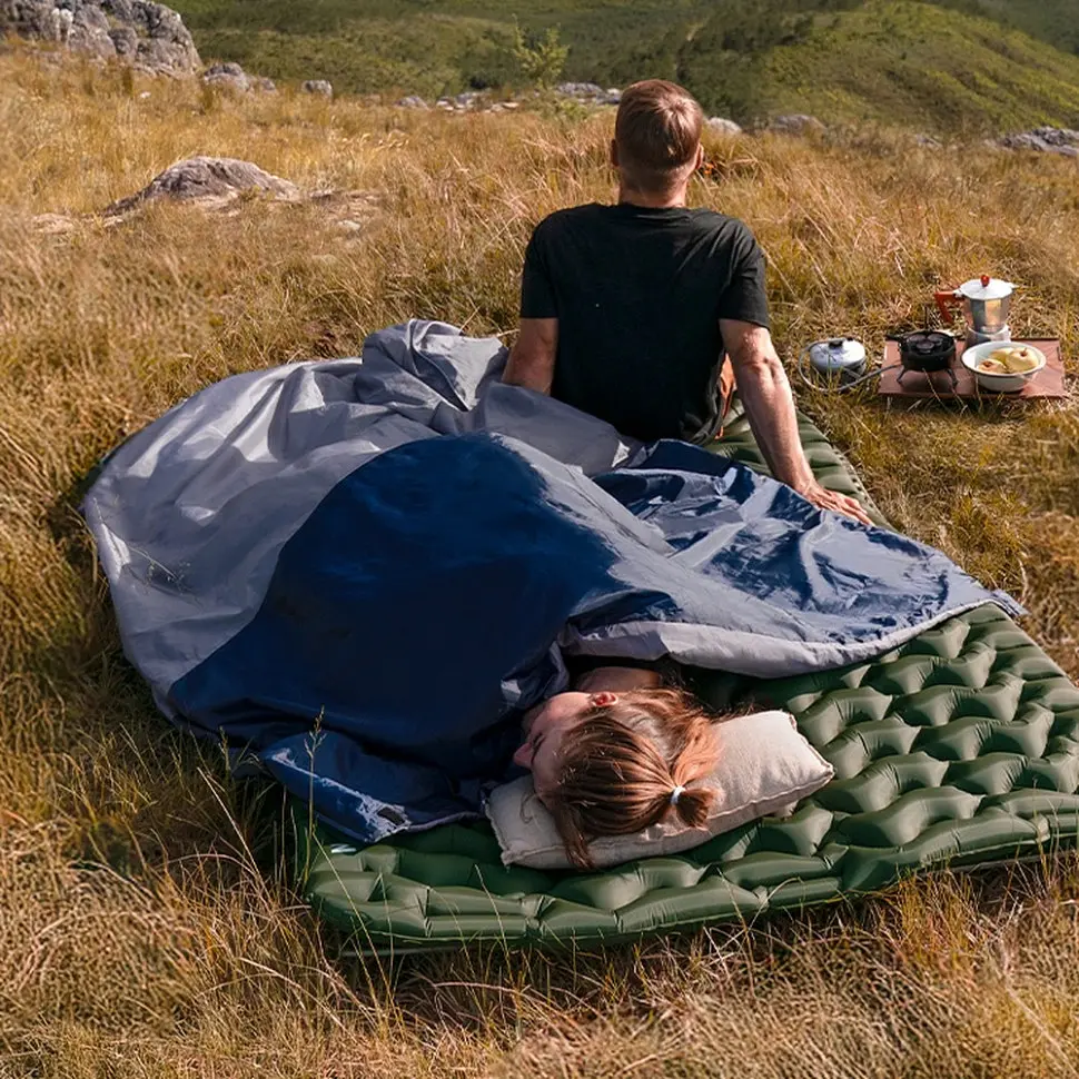 Спальник надлегкий Naturehike Sunny Day PL01 LW180 CNK2550WS026, (15°C), p-p regular, блакитний - фото 4
