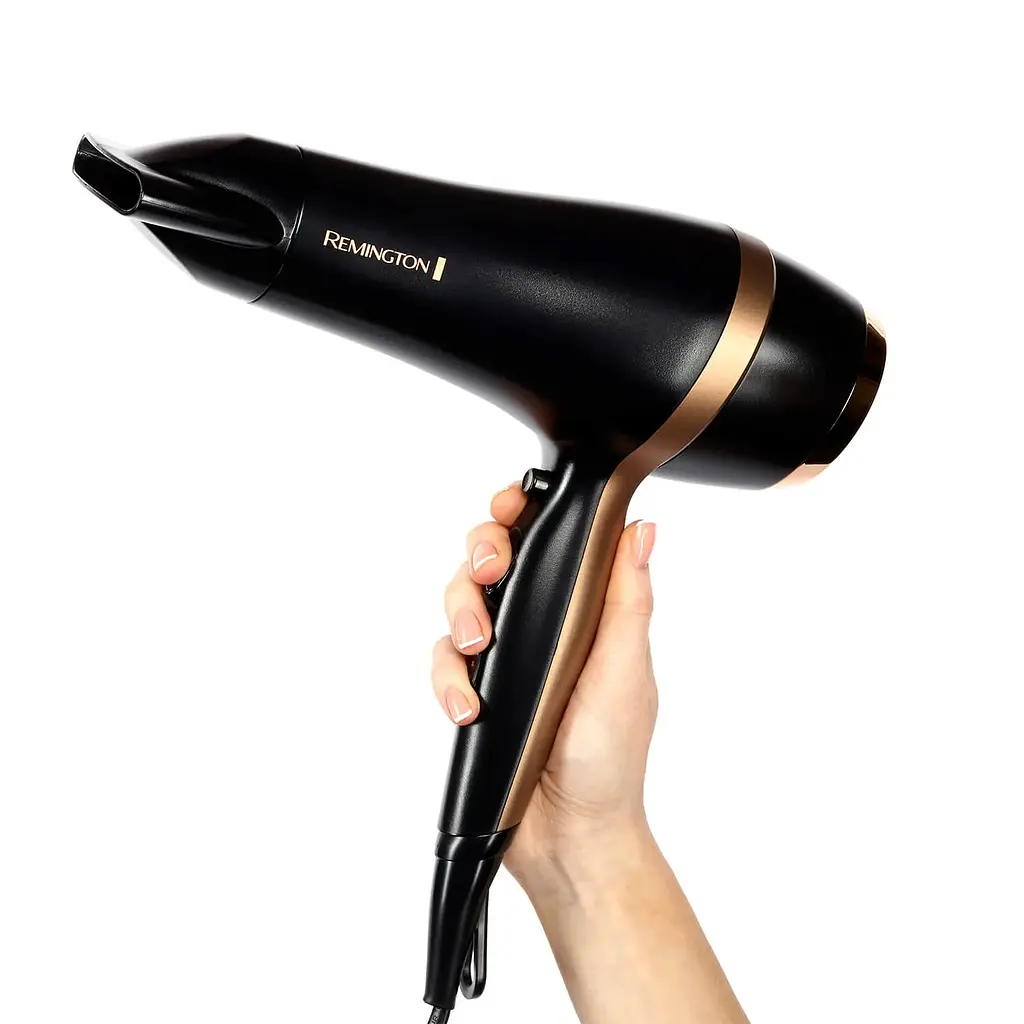 Фен Salon Smooth, 2100Вт, 3 режима, диффузор, расческа, кейс, иониз-я, холл. обдув, , черный Remington teh0017601 - фото 3