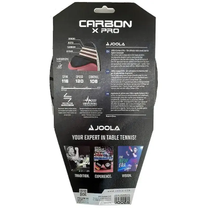 Ракетка для настільного тенісу Joola Carbon X Pro (54206) (930758) - фото 3