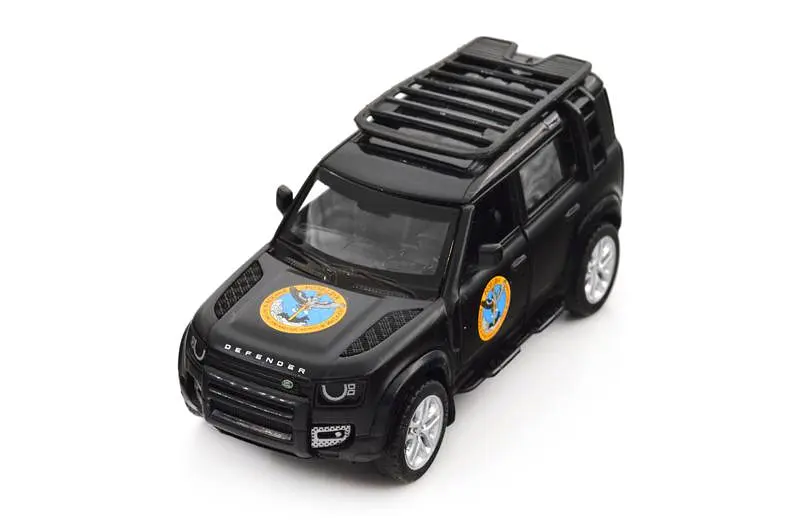 Іграшкова машинка позашляховик Land Rover Defender 110 Шеврони Героїв ГУР МО TechnoDrive - фото 6