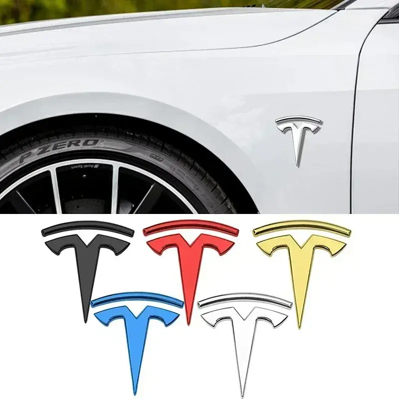 Емблема Tesla 3/Y Хром 60х55 мм метал: алюмінієвий сплав на скотчі (OEM: 1494949-00-A, 1494351-00-B) - фото 4