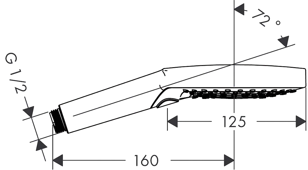 Ручний душ Hansgrohe Raindance Select S 120 3jet EcoSmart 26531400, Білий - фото 2