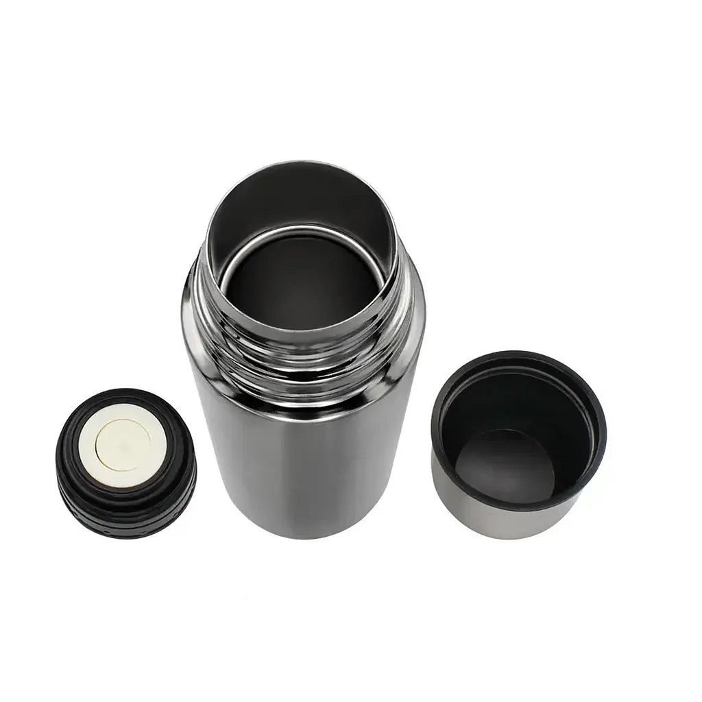 Термос із нержавіючої сталі з чохлом 350 мл (SL-35 Z-C), Zauberg Чорний 87812 - фото 2