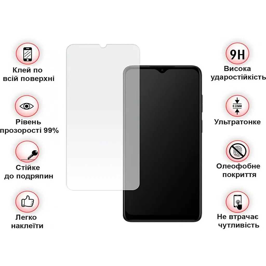 Защитное стекло BeCover для Motorola Moto E22 / E22i 3D Crystal Clear Glass (709732) - фото 3