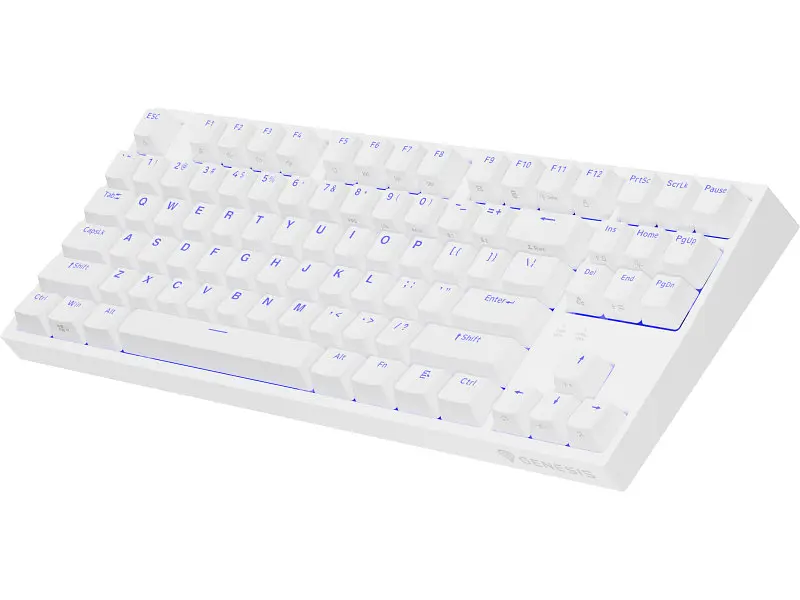 Клавіатура Genesis Thor 404 TKL biała RGB Kailh Box Brown V2 White (NKG-2072) - фото 9