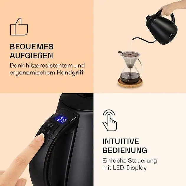 Электрический чайник Klarstein Garcon (10040347) - фото 5