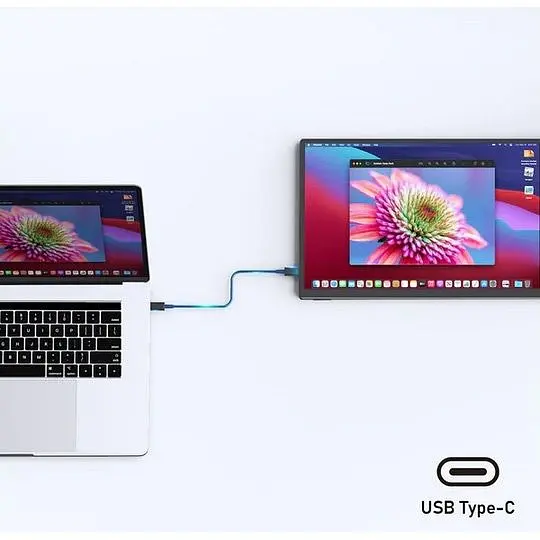 Портативний монітор Arzopa 14" E1 Extreme Slim Black [114223] - фото 3