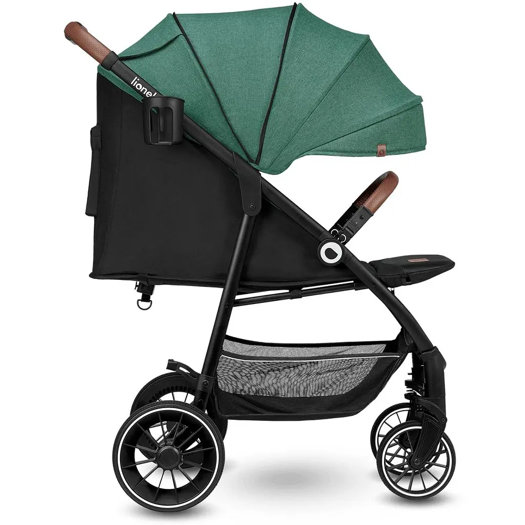 Прогулянкова коляска Lionelo Alexia Green Forest, зелено-чорна (LO-ALEXIA GREEN FOREST) - фото 2